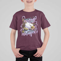 Funny Eagle Bald And Majestic T Shirt For Kid Vintage Storm Thunder - Wonder Print Shop