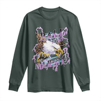 Funny Eagle Bald And Majestic Long Sleeve Shirt Vintage Storm Thunder