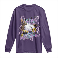 Funny Eagle Bald And Majestic Long Sleeve Shirt Vintage Storm Thunder