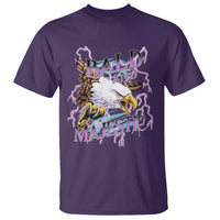 Funny Eagle Bald And Majestic T Shirt Vintage Storm Thunder - Wonder Print Shop
