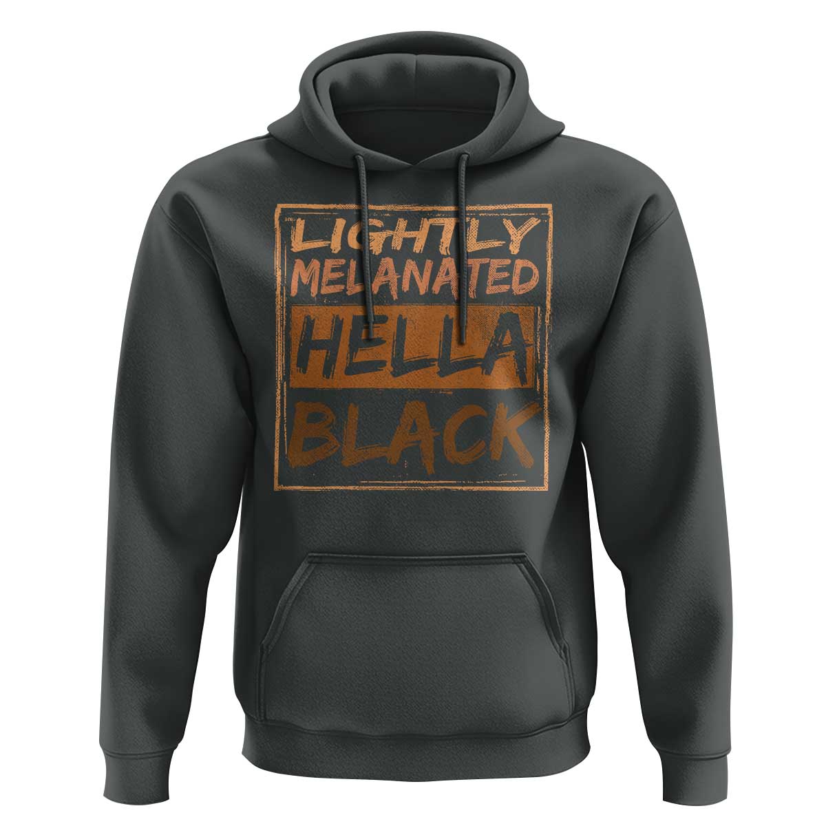 Lightly Melanated Hella Black Hoodie Melanin African Pride Black History