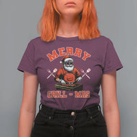 Funny Christmas Grilling Santa T Shirt For Women Merry Grill-Mas BBQ - Wonder Print Shop