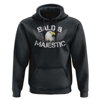 Funny Eagle Bald And Majestic Hoodie Eagle Grandpa Dad Joke