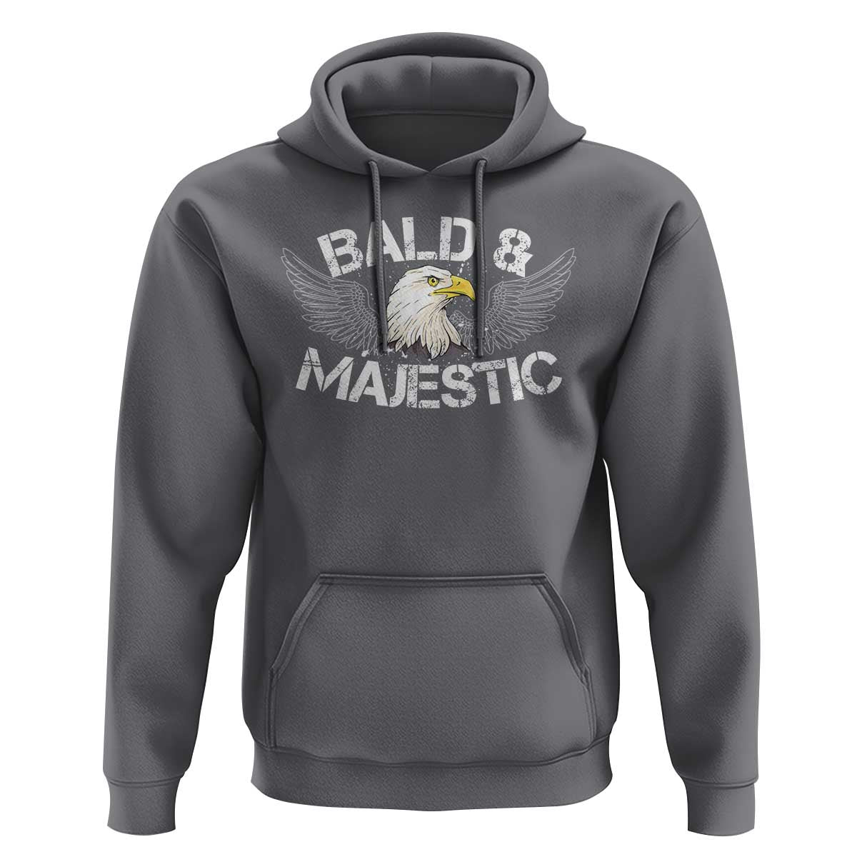 Funny Eagle Bald And Majestic Hoodie Eagle Grandpa Dad Joke