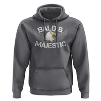Funny Eagle Bald And Majestic Hoodie Eagle Grandpa Dad Joke