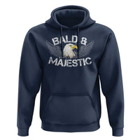 Funny Eagle Bald And Majestic Hoodie Eagle Grandpa Dad Joke