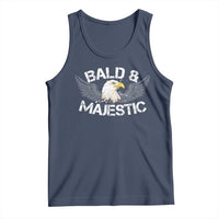 Funny Eagle Bald And Majestic Tank Top Eagle Grandpa Dad Joke