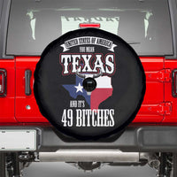 Funny American Texan Spare Tire Cover You Mean Texas And It's 49 Bitches TX Flag