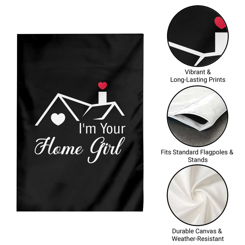 Funny Realtor Garden Flag I Am Your Home Girl Real Estate Agent - Wonder Print Shop