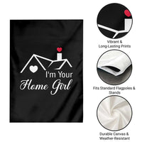 Funny Realtor Garden Flag I Am Your Home Girl Real Estate Agent - Wonder Print Shop
