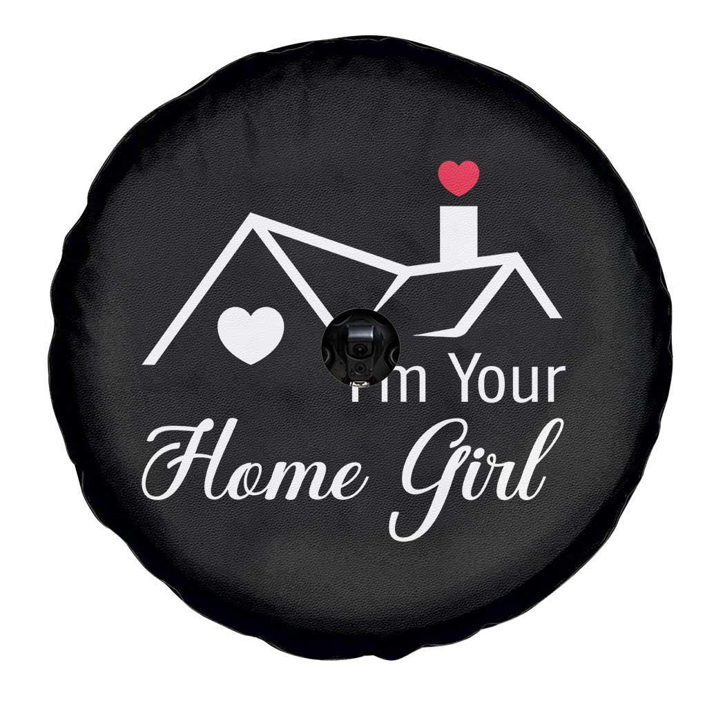Funny Realtor Spare Tire Cover I Am Your Home Girl Real Estate Agent - Wonder Print Shop