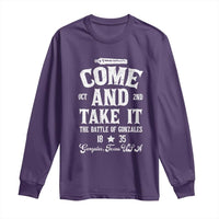 History Of Texas Long Sleeve Shirt Come And Take It The Battle Of Gonzales