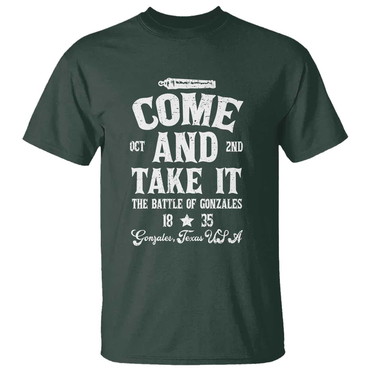 History Of Texas T Shirt Come And Take It The Battle Of Gonzales