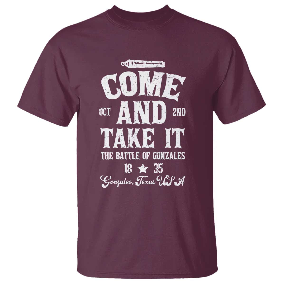 History Of Texas T Shirt Come And Take It The Battle Of Gonzales