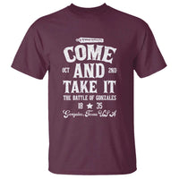 History Of Texas T Shirt Come And Take It The Battle Of Gonzales