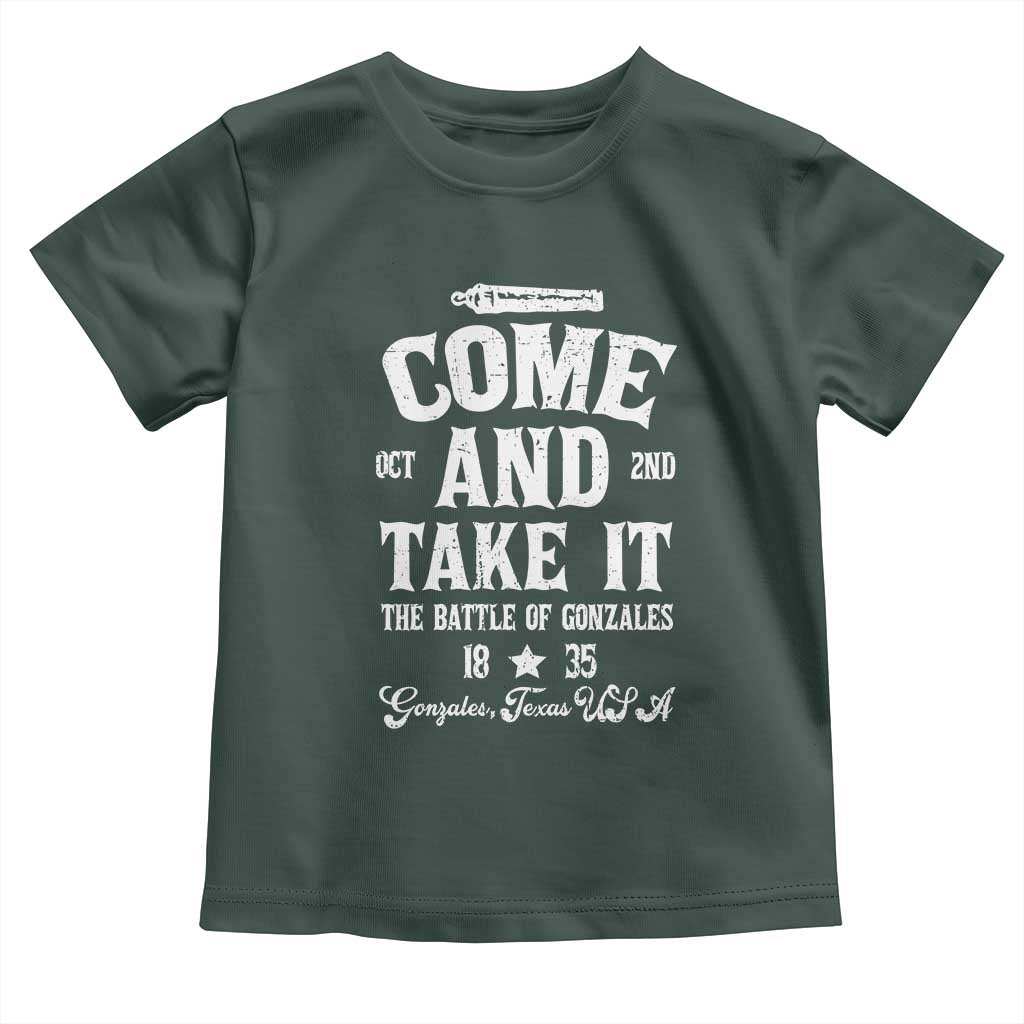 History Of Texas Toddler T Shirt Come And Take It The Battle Of Gonzales