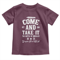 History Of Texas Toddler T Shirt Come And Take It The Battle Of Gonzales