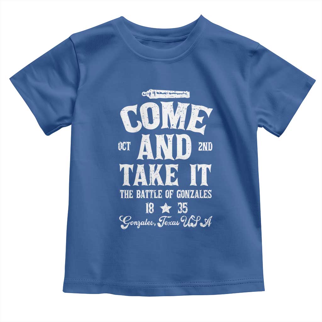History Of Texas Toddler T Shirt Come And Take It The Battle Of Gonzales