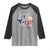 Davy Crockett History Of Texas Raglan Shirt You May All Go To Hell And I Will Go To Texas