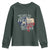 Davy Crockett History Of Texas Youth Sweatshirt You May All Go To Hell And I Will Go To Texas