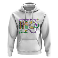 Funny NICU Mardi Gras Hoodie We Found The Baby NICU Krewe King Cake