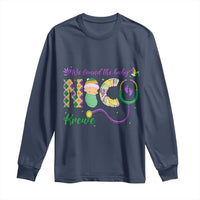 Funny NICU Mardi Gras Long Sleeve Shirt We Found The Baby NICU Krewe King Cake