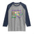 Funny NICU Mardi Gras Raglan Shirt We Found The Baby NICU Krewe King Cake