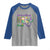 Funny NICU Mardi Gras Raglan Shirt We Found The Baby NICU Krewe King Cake