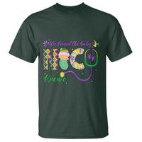 Funny NICU Mardi Gras T Shirt We Found The Baby NICU Krewe King Cake