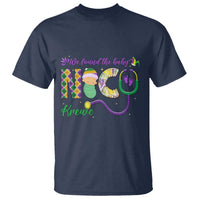 Funny NICU Mardi Gras T Shirt We Found The Baby NICU Krewe King Cake