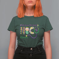 Funny NICU Mardi Gras T Shirt For Women We Found The Baby NICU Krewe King Cake