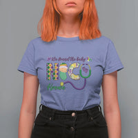 Funny NICU Mardi Gras T Shirt For Women We Found The Baby NICU Krewe King Cake