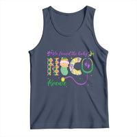 Funny NICU Mardi Gras Tank Top We Found The Baby NICU Krewe King Cake