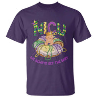 Funny NICU Nurse Mardi Gras T Shirt We Always Get The Baby King Cake