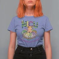 Funny NICU Nurse Mardi Gras T Shirt For Women We Always Get The Baby King Cake