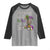 Funny Don't Make Me Go All Voodoo On You Raglan Shirt Creepy Mardi Gras