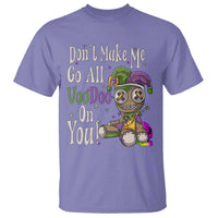 Funny Don't Make Me Go All Voodoo On You T Shirt Creepy Mardi Gras