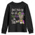 Funny Don't Make Me Go All Voodoo On You Youth Sweatshirt Creepy Mardi Gras
