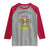 Funny Who's Your Crawdaddy Raglan Shirt Vintage Crawfish Beads Fleur De Lis Mardi Gras