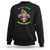 Funny Who's Your Crawdaddy Sweatshirt Vintage Crawfish Beads Fleur De Lis Mardi Gras