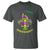 Funny Who's Your Crawdaddy T Shirt Vintage Crawfish Beads Fleur De Lis Mardi Gras