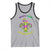 Funny Who's Your Crawdaddy Tank Top Vintage Crawfish Beads Fleur De Lis Mardi Gras