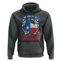 My Blood Types Is Texan Hoodie Proud American Texan TX Map Bluebonnet