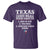 Proud American Texan T Shirt Texas Three Major Food Groups BBQ Tex Mex Chicken