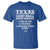 Proud American Texan T Shirt Texas Three Major Food Groups BBQ Tex Mex Chicken