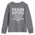 Proud American Texan Youth Sweatshirt Texas Three Major Food Groups BBQ Tex Mex Chicken