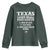 Proud American Texan Youth Sweatshirt Texas Three Major Food Groups BBQ Tex Mex Chicken