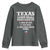 Proud American Texan Youth Sweatshirt Texas Three Major Food Groups BBQ Tex Mex Chicken