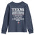 Proud American Texan Youth Sweatshirt Texas Three Major Food Groups BBQ Tex Mex Chicken