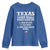 Proud American Texan Youth Sweatshirt Texas Three Major Food Groups BBQ Tex Mex Chicken